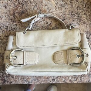 Franco Sarto Cream Handbag